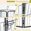 GIHAUVIA Welpenauslauf 80cm hoch 8 Teilig inkl. Erdankern Produktbild-Vorschau 6