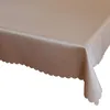 Tafelkleed van 110 x 140 cm in lichtbruin, geschikt voor Productafbeelding-voorbeeld 1