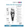 itenga DEKO-SET für SCHULTÜTE FUSSBALL schwarz weiss Produktbild-Vorschau 2
