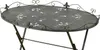Gartentisch aus Metall Rostoptik Beistelltisch romantisch Produktbild-Vorschau 2