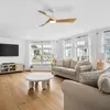 Sofucor Deckenventilator, DC, 132cm, Holzflügel, mit 18W Produktbild-Vorschau 9