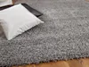 Hochflor Langflor Shaggy Teppich Aloha Grau, Größe:200x200 Produktbild-Vorschau 2