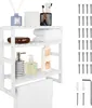 Belle Vous 3-stöckiges Weißes Wandregal Holz - 42 cm Lang - Produktbild-Vorschau 1