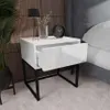 Nachttisch BLANCO LOFT weiß Hochglanz Produktbild-Vorschau 2