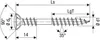 SPAX FASSADENSCHRAUBE A2 ANTIK LINSENSENKKOPF KLEIN 8MM Anteprima dell’immagine prodotto 20