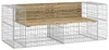 vidaXL Gabiónová záhradná lavička 184x71x65,5 cm Náhľad obrázku produktu 1