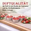 Duft-Teelichter 36er Pack – Duft Erdbeere, ca. 4 Stunden Produktbild-Vorschau 4