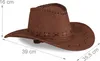 Relaxdays 10024992_746 Cappello da cowboy carnevale, Anteprima dell’immagine prodotto 4