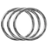3 Metall Karabinerhaken Rund | 52 mm x 6 mm silber Produktbild-Vorschau