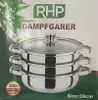Dampfgarer Dampf Kochtopf 28cm Mantykocher Dampfkocher Produktbild-Vorschau 4