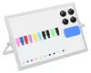 Relaxdays Whiteboard, tafelmodel, 20x30 cm, magnetisch, Productafbeelding-voorbeeld 1