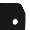 A close-up view of a black filter with a circular hole in it. Produktbild-Vorschau