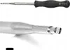 A close-up view of a screwdriver tip and a full view of a screwdriver. Produktbild-Vorschau