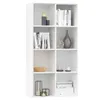 vidaXL Libreria/Sideboard Bianco 66×30×130 cm Materiale a Anteprima dell’immagine prodotto 17