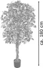 Arbre des Pagodes Ginkgo Plante Artificielle Artificiel Voir les images du produit 6