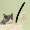 PawHut Tiragraffi da 98 cm con palo, tunnel e pallina, Anteprima dell’immagine prodotto 8