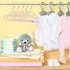 Relaxdays Kinderkleiderbügel Herz 10er Set, Drahtbügel, Produktbild-Vorschau 3