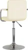 vidaXL Bar Stool Cream Fabric Náhled obrázku produktu 5