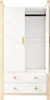 Flieks Armoire avec tringle et 2 tiroirs, penderie 2 portes Voir les images du produit 5