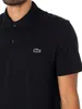 LACOSTE Fit Baumwolle Knit Polo Herren schwarz L Produktbild-Vorschau 4