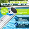 tillvex Pool Teleskopstange 1,20 - 3,60m | Aluminium Produktbild-Vorschau 6