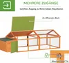 PawHut Hühnerstall Freilaufgehege 2,4 x 1,125 x 0,76 m Produktbild-Vorschau 5