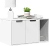 Szafka na kuwetę, biała, 80x50x45 cm, materiał Podgląd zdjęcia produktu 2