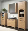Midischrank "Chase" Artisan Eiche grau, Badschrank 53 x 118 Produktbild-Vorschau 8