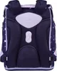 The back of a purple backpack with a star pattern. Produktbild-Vorschau