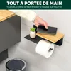 Porte-papier toilette Eluno VARAZ à 2 étagères, Voir les images du produit 6
