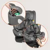 A car seat with two close-up insets showing features. Produktbild-Vorschau
