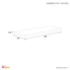 Arbeitsplatte - 150 x 60 x 3,8 cm - Sonoma Eiche – Produktbild-Vorschau 3