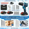 AJIEQAQ Trapano Avvitatore a Batteria 21V MAX, 45 Nm, 18+1, Anteprima dell’immagine prodotto 8