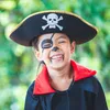 Cappello da pirata Relaxdays, set da 6, per bambini, Anteprima dell’immagine prodotto 3