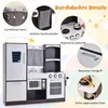 COSTWAY Kinderküche mit Kühlschrank, Kinder Spielküche Produktbild-Vorschau 5