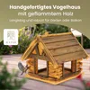 MAZUR Vogelfutterhaus aus massivem Holz 38 cm x 39,5 cm x Produktbild-Vorschau 2