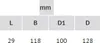 Ronde, verstelbare rooster met kraag, diameter 100, wit Productafbeelding-voorbeeld 4