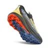 Trailrunning-Schuh "Prodigio Woman" von La Sportiva in Gelb; Blau und Rot mit Profilsohle. Produktbild-Vorschau