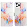 iPhone 12 Pro Max Hülle, Marmor Motiv Kunstleder Tasche Produktbild-Vorschau 2