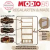MODO24 Kombiregal Holz, 4 Flaschenablagen, 2 Kistenböden, Produktbild-Vorschau 3