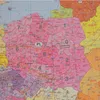 Nástenná mapa Európy s PSČ na zásuvnom podklade 1:3 700 000 Náhľad obrázku produktu 8