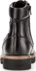 The back view of a black leather boot. Produktbild-Vorschau