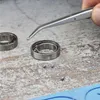 Knipex precisie pincet, geleidingsstift vernikkeld, lengte Productafbeelding-voorbeeld 6
