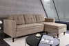 riess-ambiente Retro Ecksofa STOCKHOLM 220cm hellbraun Cord Produktbild-Vorschau 15