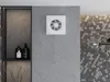Mexen DXS 150 kúpeľňový ventilátor, šnúrkový spínač, biely Náhľad obrázku produktu 2