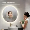 Okrągłe lustro łazienkowe Heilmetz LED, 80 cm, z głośnikiem Podgląd zdjęcia produktu 4