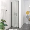 Porte de Douche Double Battant 70x200cm - Verre Trempé Voir les images du produit 6