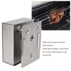 A close-up of a rotisserie motor and a separate image of a rotisserie with a chicken on a grill. Náhled obrázku produktu