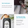 Intirilife Trinkflasche aus Glas mit Zeitmarkierung in Grau Produktbild-Vorschau 3