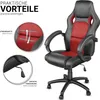 TRESKO Racing Chefsessel Bürostuhl Drehstuhl Sportsitz Produktbild-Vorschau 6